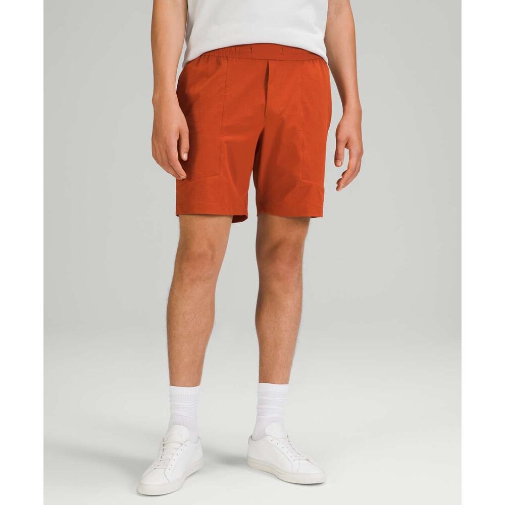 Lululemon Men's Bowline Short 8" Stretch Ripstop in Aztec Brick